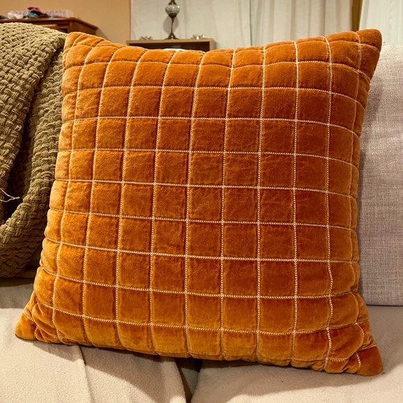 Threshold velvet square throw pillow - Picture 1 of 2